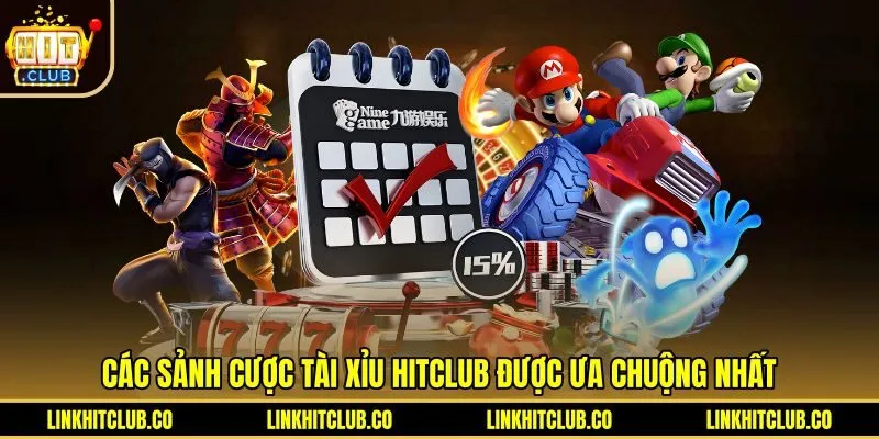 Các phòng chơi Tài xỉu Hitclub với nhiều biến thể phong phú