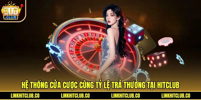 Bảng tỷ lệ các cửa đặt trên giao diện Sicbo Hitclub