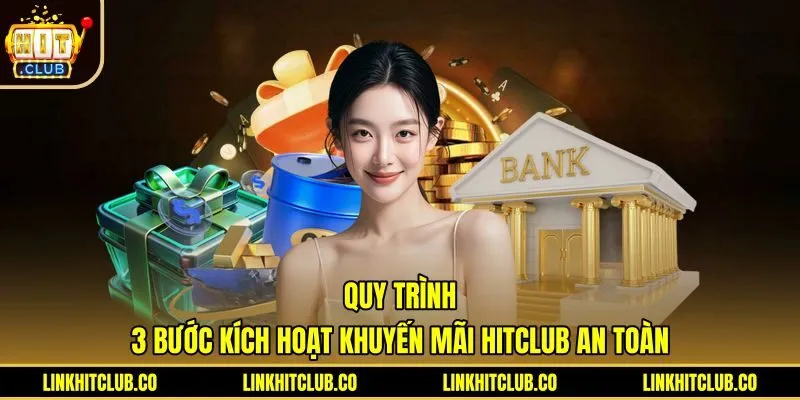 Quy trình ba bước áp dụng gói khuyến mãi Hitclub